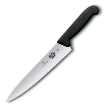 VICTORINOX FIBROX SERRATED CARVING KNIFE 25.5CM