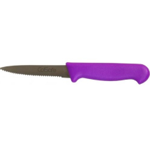 COLSAFE SERRATED KNIFE 4inch PURPLE - 950P
