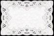 WHITE LACE TRAY PAPER 396X314MM