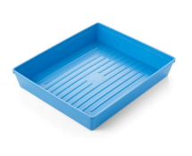 INSTRUMENT TRAY SOLID RIBBED BASE 300X250X52MM