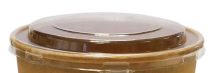 CLEAR PP LID FOR 1300ML KRAFT ROUND POT X300 MICROWAVABLE