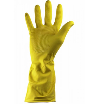 SINGLE PAIR OF HOUSEHOLD GLOVES YELLOW SMALL