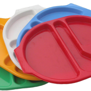 LARGE MEAL TRAY 38X28CM WHITE