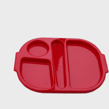 SMALL MEAL TRAY 28X23CM RED