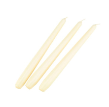 TAPERED CANDLE 10inch IVORY