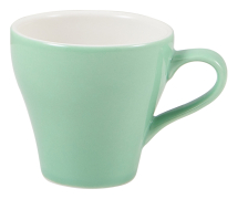 GENWARE PORCELAIN GREEN TULIP SHAPED CUP 3OZ