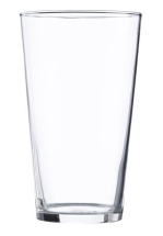 GENWARE TEMPERED CONIL PINT BEER GLASS 20OZ/570ML