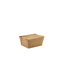 GENWARE COMPOSTABLE KRAFT MULTI FOOD BOX NO.1 65CL