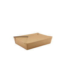 GENWARE COMPOSTABLE KRAFT MULTI FOOD BOX NO.2 1L