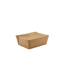 GENWARE COMPOSTABLE KRAFT MULTI FOOD BOX NO.8 1.1L