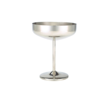 STAINLESS STEEL COCKTAIL COUPE GLASS 30CL/10.5OZ
