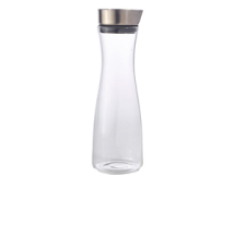 GLASS CARAFE WITH STAINLESS STEEL LID 1.2L/42.25OZ