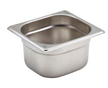 STAINLESS STEEL GASTRONORM PAN 1/6 - 100MM DEEP