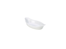 GENWARE WHITE PORCELAIN OVAL EARED DISH 25.8OZ
