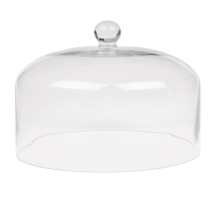 OLYMPIA GLASS CAKE STAND DOME 285MM(DIA) x 200MM(H)   CS014