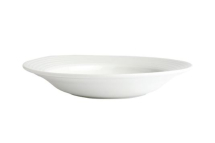 OLYMPIA LINEAR PASTA PLATE WHITE 230MM 9inch X12