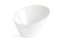 OLYMPIA WHITEWARE OVAL SLOPING BOWL 154X133MM X4