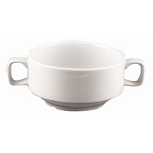 OLYMPIA STACKING SOUP BOWL X 6 WITH HANDLES  14OZ