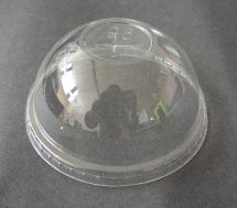 12OZ BIO CLEAR DOMED LID WITHOUT HOLE FITS P16CCBIO