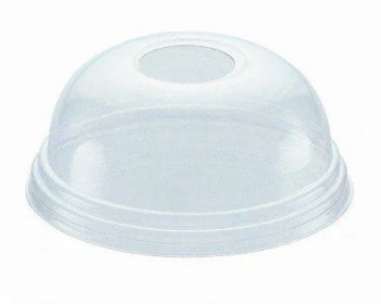16/21OZ DOMED CLEAR LID WITH HOLE FSL98D-PB