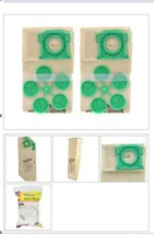 SEBO PAPER BAGS WITH PLASTIC COLLAR X10