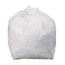PEDAL BIN LINERS BIODEGRADABLE WHITE