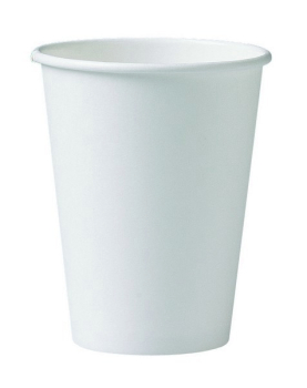 WHITE HOT CUP 9OZ