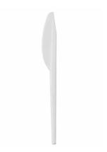 PLASTIC KNIFE WHITE