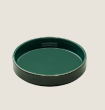 PLAYGROUND COCOTTE MODERN 12CM LID/PLATE GREEN X6