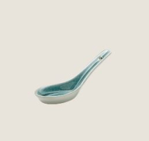 PLAYGROUND CHINESE SPOON 13CM TURQUOISE 5inch X6
