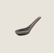 PLAYGROUND CHINESE SPOON 13CM BROWN 5inch X6