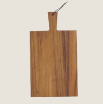 PLAYGROUND ACACIA SERVING BOARD RECT W/ HANDLE 35X25CM