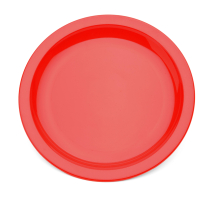 NARROW RIMMED PLATE 23CM RED 039