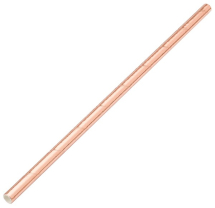 PAPER BIODEGRADABLE SOLID COPPER STRAW  8inch 6MM(BORE)