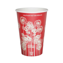 9OZ PAPER VENDING CUP WITH SWIRL DESIGN