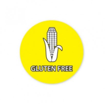 25MM REMOVABLE LABEL GLUTEN FREE