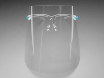 FACE SHIELD WITH GLASSES FRAME X 10