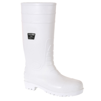 WHITE FOOD SAFETY WELLINGTON BOOTS DD162-7 SIZE 7