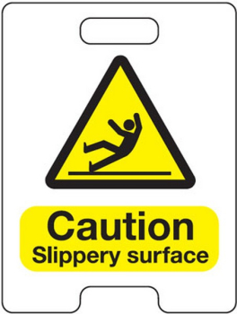 SLIPPERY SURFACE FREE STANDING FLOOR' SIGN 600 X 450MM