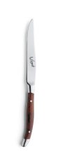AMEFA VIRGULE STEAK KNIFE BROWN HANDLE X12