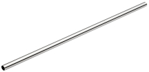 STAINLESS STEEL STRAW STRAIGHT 8.5inch 21.5CM WITH BRUSH F90150