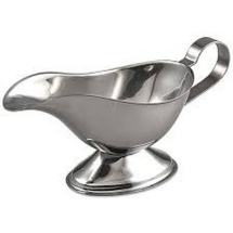 STAINLESS STEEL SAUCE BOAT 300ML 10OZ