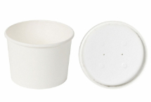 12OZ WHITE SOUP CONTAINER & LID X 250