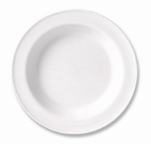 SOUP PLATE 23.0CM 9inch RIMMED SIMPLICITY (WHITE) 11010114