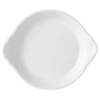 ROUND EARRED DISH 21.5 CM SIMPLICITY (WHITE) 11010317