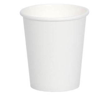 4OZ SINGLE WALL EDENWARE WHITE COFFEE CUP PLA LINED  X1000