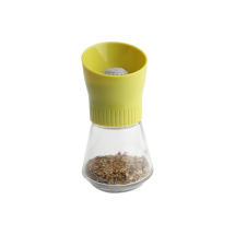 T&G SOLA SPICE MILL GREEN TOP REMOVABLE GLASS BASE