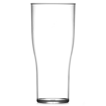 ELITE PREMIUM POLYCARBONATE NUCLEATED TULIP PINT GLASS 20OZ/590ML LINED CE
