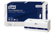 TORK PEAKSERVE CONTINUOUS WHITE HAND TOWEL 1 Ply H5
