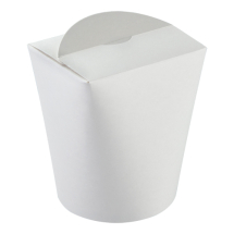 LARGE TUCK-TOP FOOD TUB 32OZ WHITE FT3 *CLEARANCE*